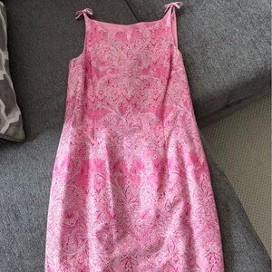 Liz Claiborne Pink Lined Dress